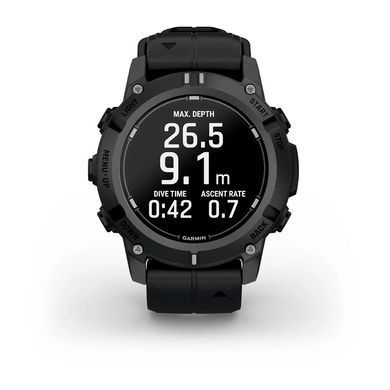 Смарт-годинник Garmin Descent G2 Black with Black Silicone (010-02986-13) [619766]