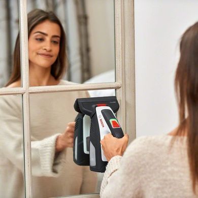 Пилосос Bosch GlassVAC віконний, акумуляторний, 3.6В, 2Аг, контейнер 0.1 Л, 0.7 кг, +насадки і пульв. (0.600.8B7.000) [105524]