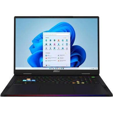 Ноутбук MSI Raider 18 HX AI A2XWIG-251UA 18" UHD+, Intel U9-285HX, 64GB, F2TB, NVD5080-16, W11, чорний (9S7-182462-251) [112598]
