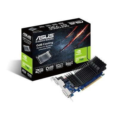 Відеокарта ASUS GeForce GT 730 2GB GDDR5 Silent loe GT730-SL-2GD5-BRK (90YV06N2-M0NA00) [102521]