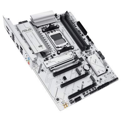 Материнcька плата ASUS B850 MAX GAMING WIFI W sAM5 B850 4xDDR5 M.2 HDMI DP Wi-Fi BT ATX білий (90MB1M10-M0EAY0) [109218]