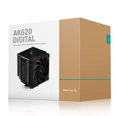 Кулер процесорний DeepCool AK620 Digital (R-AK620-BKADMN-G) [611392]