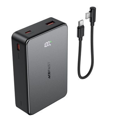 Зовнішній акумулятор ACEFAST M29-20000 22.5W fast charging power bank with cable Black (6974316285991) [806551]