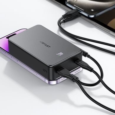 Зовнішній акумулятор ACEFAST M29-20000 22.5W fast charging power bank with cable Black (6974316285991) [806551]