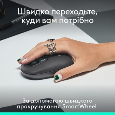 Миша бездротова Logitech Pop Mouse with Emoji Graphite (910-007412) [606669]