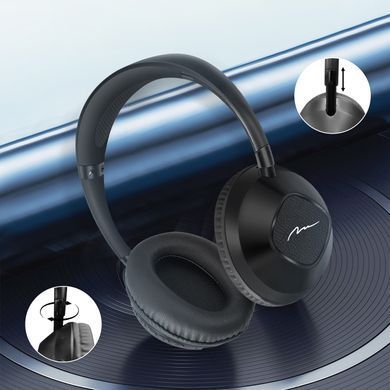 Гарнітура Media-Tech SONIQUE DS-2 Bluetooth+3,5мм, Li-Pol, Black (MT3610) [402506]