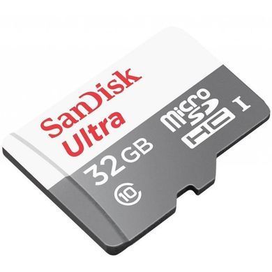 Карта пам'яті SanDisk microSD 32GB C10 UHS-I R100MB/s Ultra (SDSQUNR-032G-GN3MN) [108913]