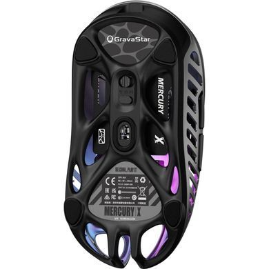 Миша GravaStar Mercury X, BT/WL/USB-A, RGB, сірий (GSX_GRY) [104189]