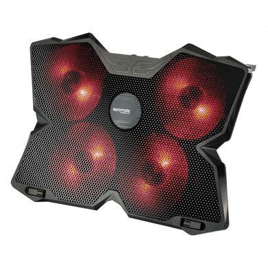 Охолоджуюча пiдставка для ноутбука Promate AirBase-3 Black (airbase-3.black) [605053]