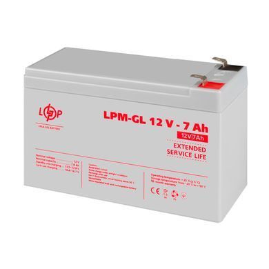 Акумулятор гелевий LPM-GL 12V - 7 Ah (LP6560) [900205]