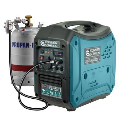 Генератор газобензиновий інверторний Konner&Sohnen KS 2000iG S LPG, 230В, 2.0кВт, ручний стартер, 19кг (KS2000IGS) [105933]