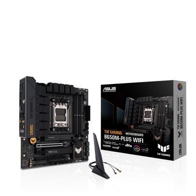 Материнcька плата ASUS TUF GAMING B650M-E WIFI sAM5 B650 2xDDR5 M.2 HDMI DP Wi-Fi BT mATX (90MB1FV0-M0EAY0) [109097]