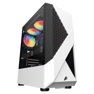 Корпус 1stPlayer F3-A-4F1 White 600W (F3-A-4F1-WH&PS-600FK) [619147]