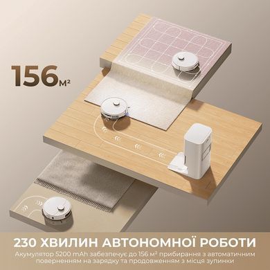 Робот-пилосос Dreame Bot D30 Ultra White (RTD31TE) [620331]