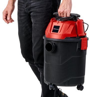 Пилосос професійний Einhell TC-VC 1820 1250Вт пластик 20л 180мбар шланг 1.5м кабель 3м 3.6кг (2342480) [105727]