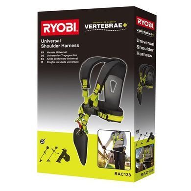 Ремінь ранцевий для тримерів та садових пилососів Ryobi RAC138 ергономічний Vertebrae+ (5132002706) [105826]