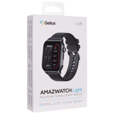 Смарт-годинник Gelius GP-SW015 Amazwatch Light Black (2099901012722) [717821]