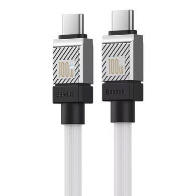Кабель Baseus CoolPlay Series Fast Charging Cable Type-C to Type-C 100W 2m White (CAKW000302) [804396]