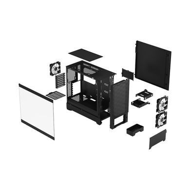 Корпус для ПК FRACTAL DESIGN Pop Air RGB Black TG ClearTint (FD-C-POR1A-06) [303315]