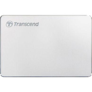 Портативний жорсткий диск Transcend 2TB USB 3.1 Type-C StoreJet 25C3S Срібний (TS2TSJ25C3S) [109387]