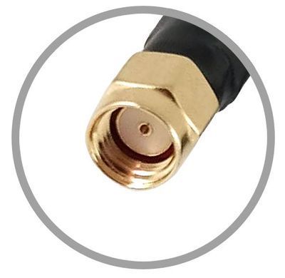 Антенний кабель RP-SMA CABLE 10M 4HAWKS (C1-B-10K) [503528]