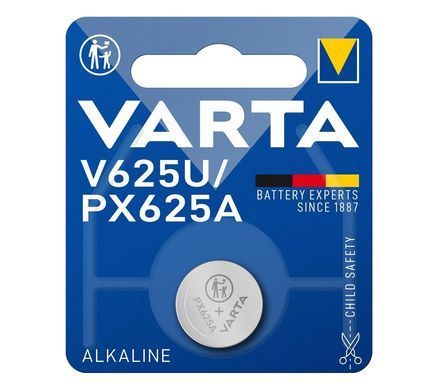 Батарейка Varta лужна V625 U (AG625, GPAX625A, EPX625G, KA625, R625, PX625A) блістер, 1 шт (04626101401) [113368]