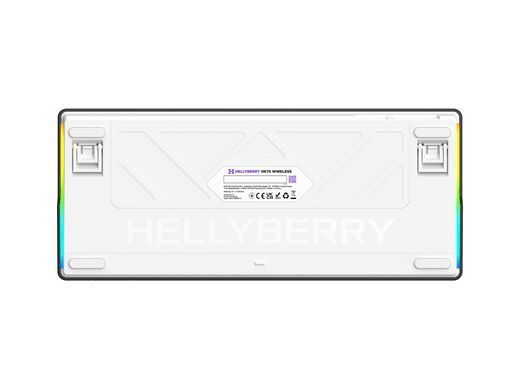 Клавіатура бездротова Hator Hellyberry HK75 Wireless White/Violet (HK75_wireless) [617108]