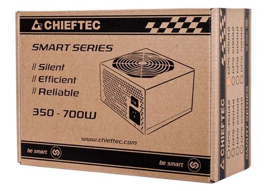 БЖ 700W Chieftec SMART, 120 mm, >85%, Retail Box (GPS-700A8) [402809]