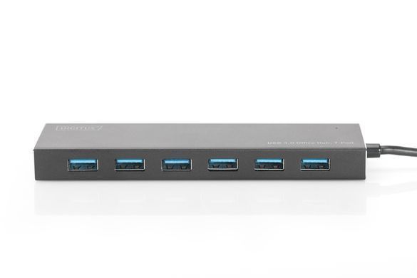 Хаб DIGITUS USB-A > 7хUSB-А, активний (DA-70241-1) [108804]