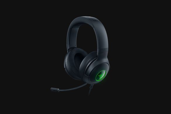 Гарнітура ігрова Razer Kraken V3 X, 7.1, USB-A, RGB, 1.8м, чорний (RZ04-03750300-R3M1) [107278]