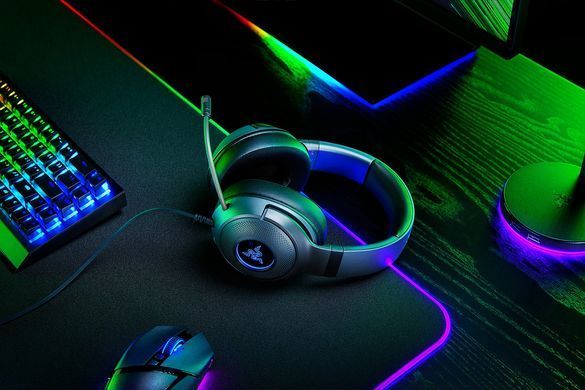 Гарнітура ігрова Razer Kraken V3 X, 7.1, USB-A, RGB, 1.8м, чорний (RZ04-03750300-R3M1) [107278]