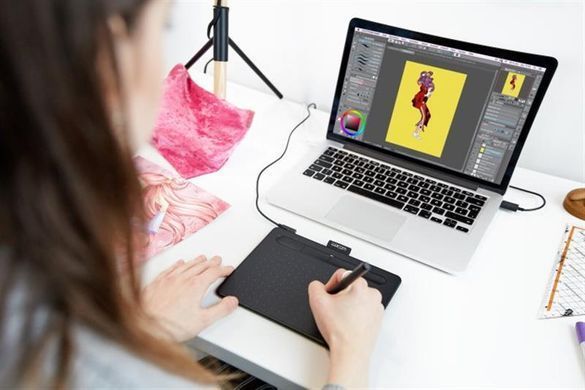 Графічний планшет Wacom Intuos S Black (CTL-4100K-S) [621409]