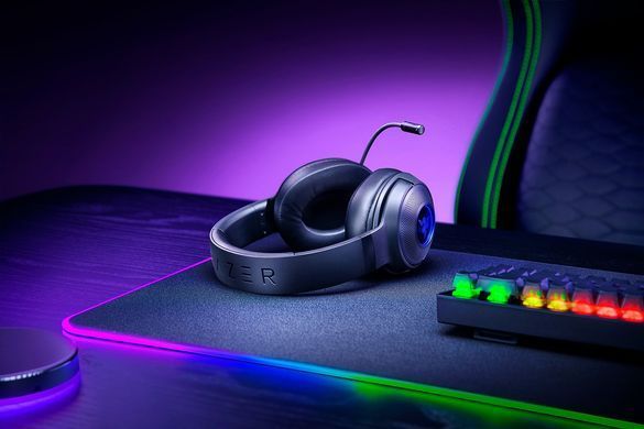 Гарнітура ігрова Razer Kraken V3 X, 7.1, USB-A, RGB, 1.8м, чорний (RZ04-03750300-R3M1) [107278]