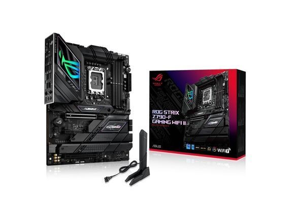 Материнcька плата ASUS ROG STRIX Z790-F GAMING WIFI II s1700 Z790 4xDDR5 M.2 HDMI USB Type-C Wi-Fi BT ATX (90MB1FM0-M0EAY0) [110199]