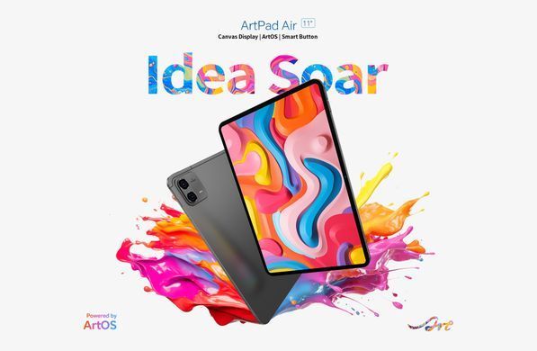 Планшет Teclast ArtPad Air 11" 8ГБ, 128ГБ, LTE, 8000мА&bull;год, Android, сірий (6940709687987) [112412]