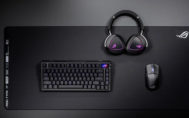 Клавіатура механічна ASUS ROG Azoth Extreme 81key, NX Snow, USB-A/WL/BT, EN, RGB, чорний (90MP03MA-BKUA01) [103618]