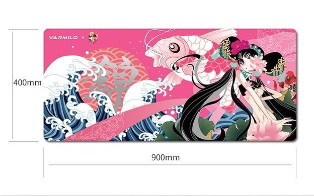 Ігрова поверхня Varmilo Camellia, XL (900х400х3мм), рожевий (ZDB011-01) [104223]