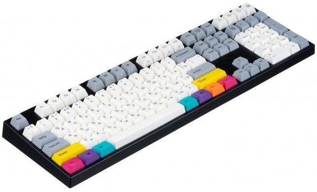 Клавіатура механічна Varmilo APT108 CMYK, K-Prestige Silent, WL/USB-A, White Led (A93A024F8A5A17A007) [110383]