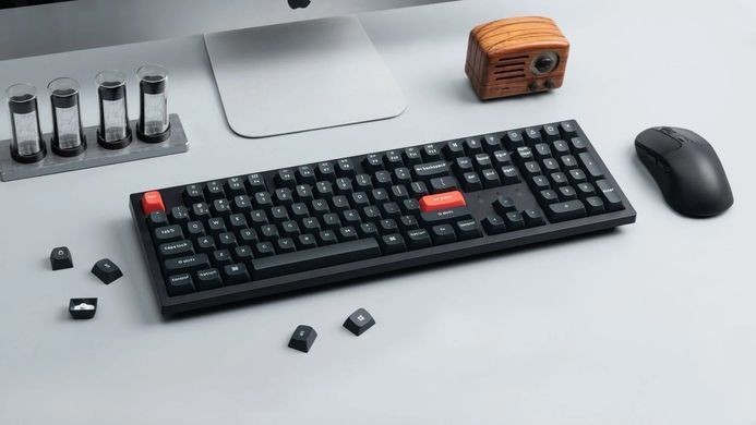 Клавіатура механічна Keychron K10 PRO 100Key, K pro Banana, WL/BT/USB-A, QMK, EN/UKR, RGB, чорний (K10P-B4-UA) [103669]