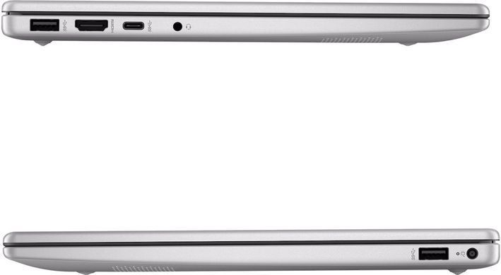 Ноутбук HP 14-hc0004ua 14" FHD IPS AG, Intel U5-225U, 16GB, F512GB, UMA, DOS, сріблястий (C3UL9EA) [111422]