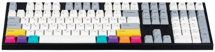 Клавіатура механічна Varmilo APT108 CMYK, K-Prestige Silent, WL/USB-A, White Led (A93A024F8A5A17A007) [110383]