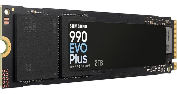 Накопичувач SSD 2ТB Samsung 990 EVO Plus M.2 2280 PCIe 5.0 x2 NVMe V-NAND TLC (MZ-V9S2T0BW) [611650]