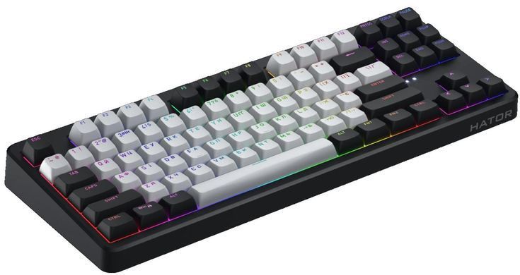 Клавіатура бездротова Hator Rockfall 3 Mecha TKL Wireless Orange Black (HTK850UA) [606074]