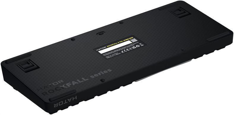 Клавіатура бездротова Hator Rockfall 3 Mecha TKL Wireless Orange Black (HTK850UA) [606074]