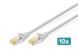Патч-корд DIGITUS CAT 6a S-FTP, 0,5м, AWG 26/7, Cu, LSZH, сірий, 10шт. (DK-1644-A-005-10) [109903], фото 4
