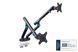 Кріплення DIGITUS Dual Monitor Clamp, 2 x до 35"/10кг, з нахилом, поворотом, чорне (DA-90471) [115004], фото 5