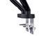 Кріплення DIGITUS Dual Monitor Clamp, 2 x до 35"/10кг, з нахилом, поворотом, чорне (DA-90471) [115004], фото 11