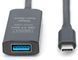 Подовжувач DIGITUS USB 3.2 Gen1 Active Cable 5G, C/M-A/F, 5м, чорний (DA-73110) [108633], фото 3