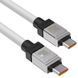 Кабель Baseus CoolPlay Series Fast Charging Cable Type-C to Type-C 100W 2m White (CAKW000302) [804396], фото 3