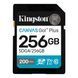 Карта пам'яті Kingston SD 256GB C10 UHS-I U3 V30 R200/W160MB/s (SDG4/256GB) [108949], фото 2